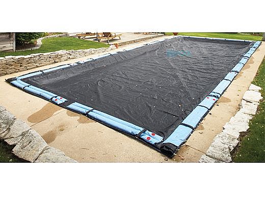 Arctic Armor Rugged Mesh Winter Cover | 25' x 50' Rectangle for Inground Pool | 8-Year Warranty | WC672
