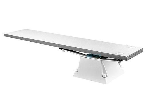 SR Smith Supreme Jump Stand with Frontier lll Board Complete | 8' Gray Granite with Clear Tread | 68-209-61824