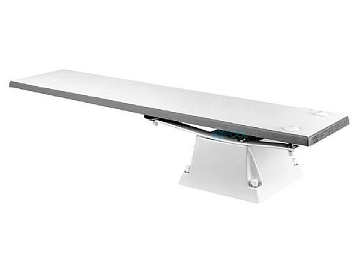 SR Smith Supreme Jump Stand with Glas-Hide Board Complete | 6' Radiant White with White Tread | 68-209-2362