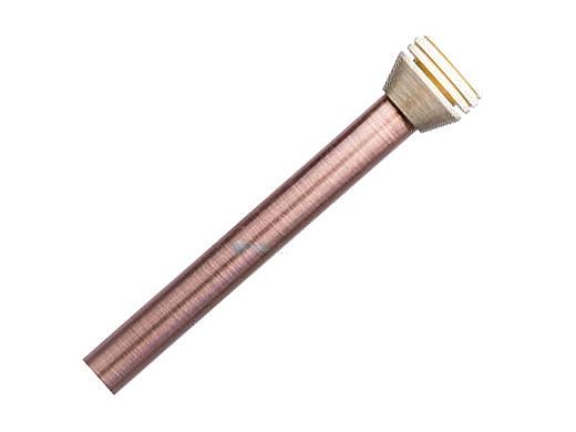 FX Luminaire 1LED 18' Riser Assembly | Sedona Brown Finish | P1LED18RASB