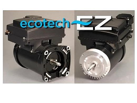EcoTech EZ Threaded Shaft C-Flange 1.5HP 230V Variable Speed Motor & Control | EVSJ15-NS