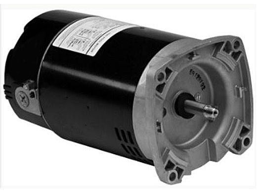 Replacement Square Flange Pool Energy Efficient Motor 56 Frame 2 Speed | 230V 2HP Full Rated | B2984 | EB2984