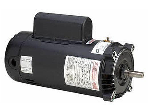 Replacement Keyed Shaft Pool Motor .5HP | 115/230V 56 Round Frame Full-Rated B120 | EB120