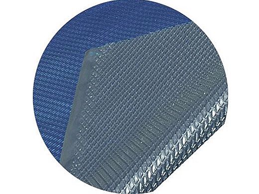 Space Age Solar Cover | 18' Round for Above Ground Pool | Blue-Silver | 5-Year Warranty | 8-MIL Thickness | SC-BS-000003