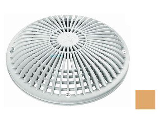 AquaStar 10" Round MoFlow Suction Outlet Cover and Mud Frame | Tan | 10MF108