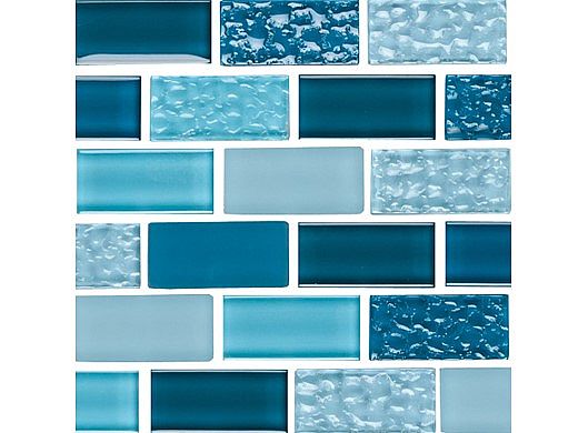 National Pool Tile Sea Glass Cobalto By DG Pool Supply