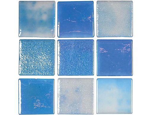 National Pool Tile Valencia 2x2 Series Glass Tile | Cielo | VAL-CIELO 2X2