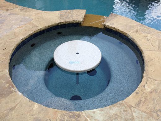 SR Smith Destination Series 30" In-Pool Table | Gunite Anchor Included | Tan | WS-POOLTABLE-51-C