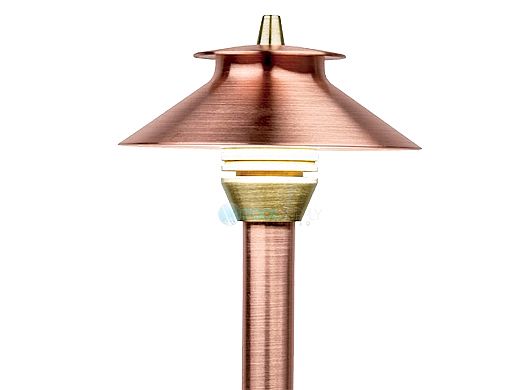 FX Luminaire PF 1 LED Path Light | Sedona Brown | 12" Riser | PF1LED12RSB KIT