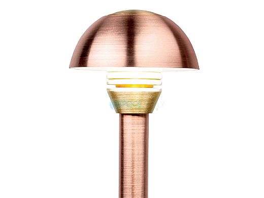 FX Luminaire PR 1 LED Path Light | Antique Bronze | 12" Riser | PR1LED12RAB KIT