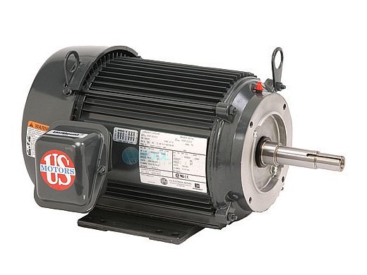 U.S. Motors Pentair EQ Pump Series Replacement Pool Motors | 7.5HP 3-Phase 208-230-460V | EEQK750