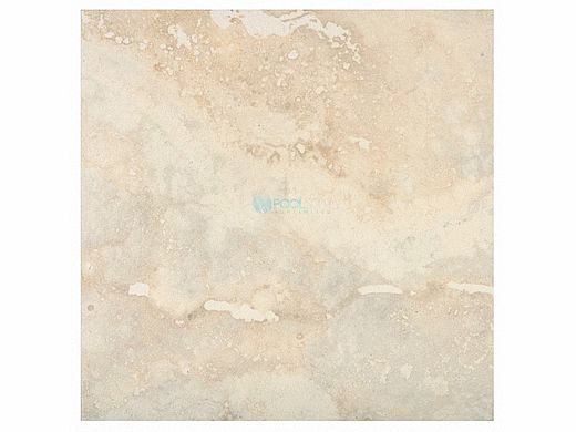 National Pool Tile Simulated Polished Travertine 6x6 Pool Tile | Beige