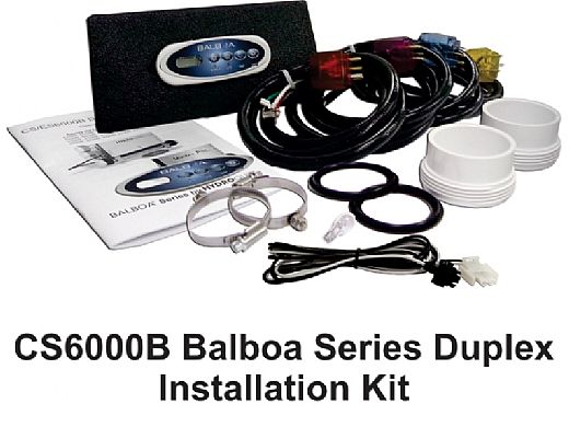 HydroQuip CS6000B Slide Balboa Duplex Series Spa Control Pack | 120V - 240V | CS6109B-US