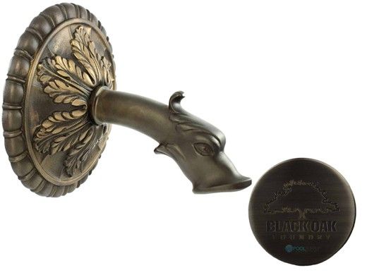 Black Oak Foundry Large Verona Spout | Antique Pewter Finish | S17-AP