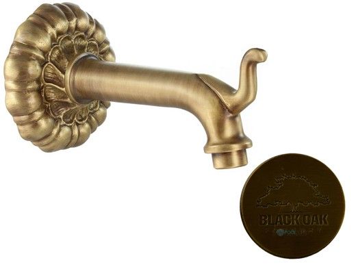 Black Oak Foundry Viareggio Spout | Antique Brass / Bronze Finish | S13-AB