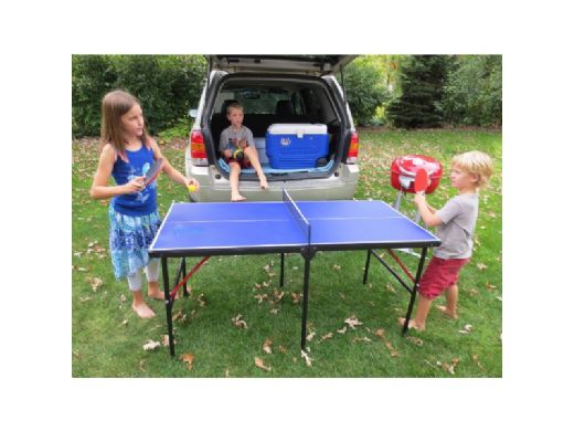 Portable Folding Legs Removable Net Blue for sale online Hathaway Table Tennis Crossover 60 In 