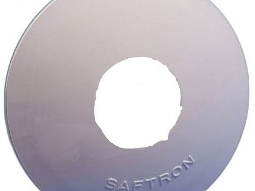 Saftron High Impact Vinyl Escutcheon 5.75" Diameter x .75"H | Pair | Grey | ESC-G
