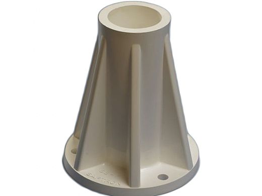 Saftron Surface Mounting Base 1.93"W ID x 6"H OD | Single | Grey | SB-F-G