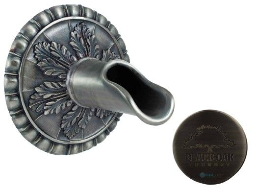 Black Oak Foundry Acanthus Scupper | Antique Pewter Finish | S96-AP