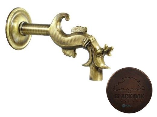 Black Oak Foundry Bologna Spout | Distressed Copper Finish | S22-DC