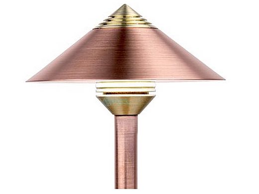 FX Luminaire QF 3 LED Path Light | Almond | 18" Riser | QF3LED18RAL KIT