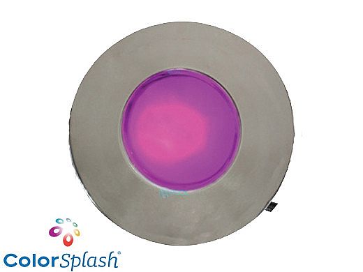 J&J Electronics ColorSplash LED Underwater Fountain Luminaire | No Base No Guard | 120V 10' Cord | LFF-S1C-120-NG-NB-10