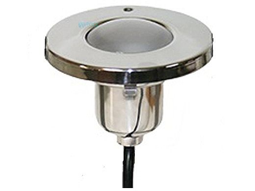 J&J Electronics PureWhite LED Underwater Fountain Luminaire | No Base No Guard | 12V 30' Cord | LFF-F1L-12-NG-NB-30