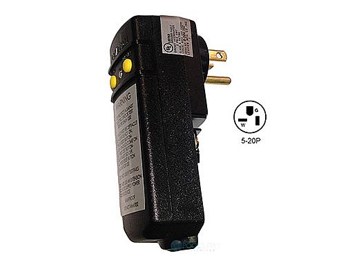 Leviton | GFCI 20Amps 110V 90 Degree Plug Without Cord | 5-10-0027