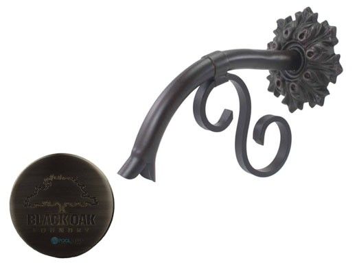 Black Oak Foundry Small Droop Spout with Bordeaux | Antique Pewter Finish | S401-AP | S421-AP