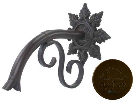 Black Oak Foundry Normandy Spout | Antique Brass / Bronze Finish | S402-AB