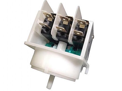Allied Air Switch: 4-Function - 21A - Green Cam - 8-32" - Center | 3-30-0040