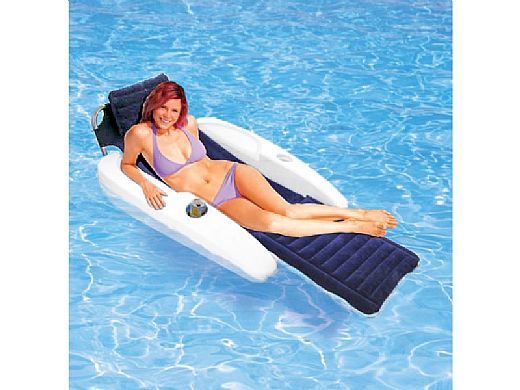 aqua oversized deluxe pool lounger
