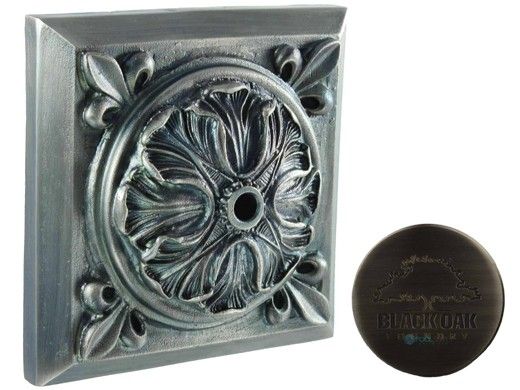 Black Oak Foundry Oak Leaf Emitter | Antique Pewter Finish | M209-AP | M219-AP