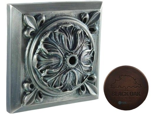 Black Oak Foundry Oak Leaf Emitter | Distressed Copper Finish | M209-DC