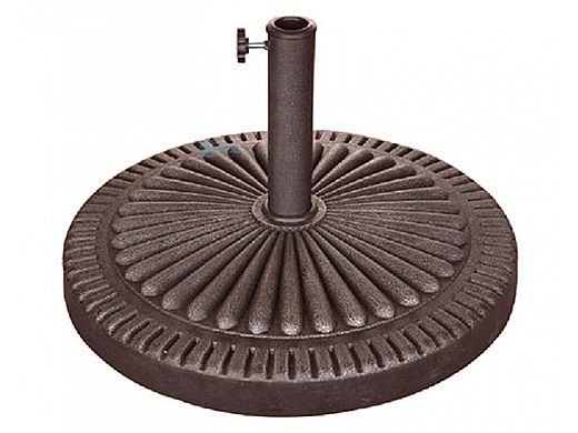 66 lb. Weather Resistant Resin Umbrella Base | Bronze Resin Finish | NU5406