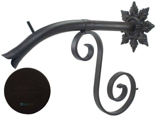 Black Oak Foundry Large Courtyard Spout with Normandy | Oil Rubbed Bronze Finish | S7683-ORB