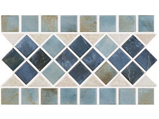 US Pool Tile Rustic Border Series | Earth | RBR123