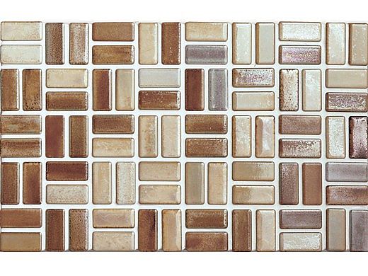 Cepac Tile Serenity Basket Weave Series 0.5x1 Tile | Autumn Leaves | SR1-BW