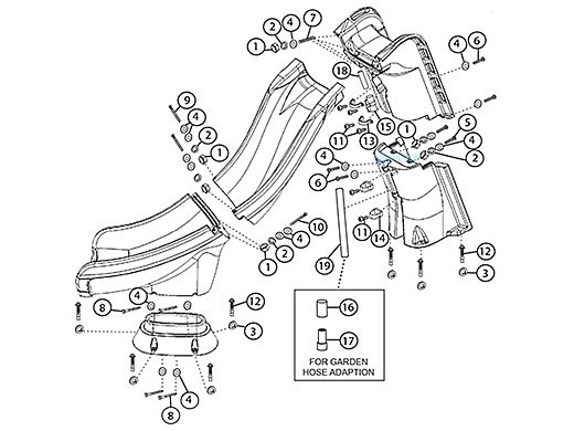 SR Smith Typhoon Slide Hardware Kit "B" | 69-209-123