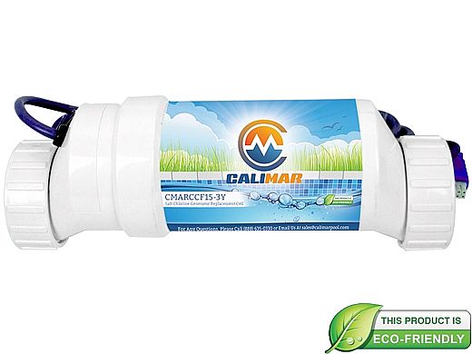 CaliMar® Replacement Cell for Salt Chlorine Generator | Up to 15,000 Gallons | CMARCCF15-2Y