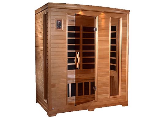 GoldenDesigns Grand 3 Person Carbon Far Infrared Sauna | GDI-6444-01