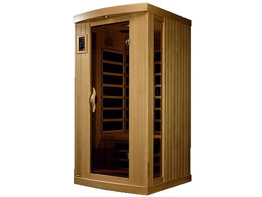 GoldenDesigns PureTech 1 Person Ultra Low EMF Carbon Far Infrared Sauna | GDI-6154-01