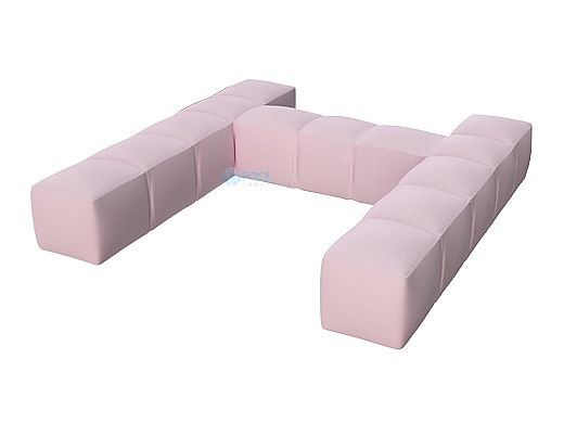 Pigro Felice Modul'Air Inflatable Armchair Backrest | Rose Pink | 921988-RPINK