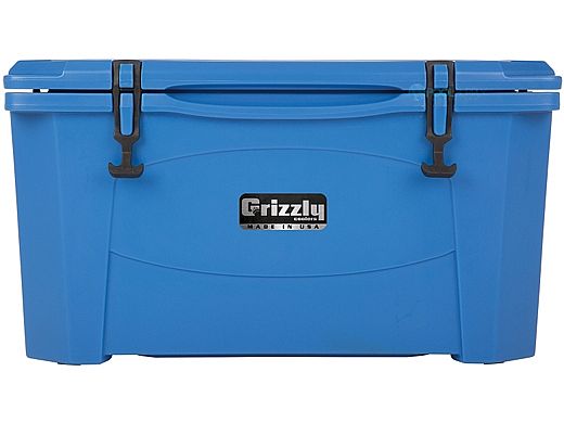 Grizzly Coolers 40 Quart Cooler with BearClaw Latches and Molded-in Heavy Duty Handles | Blue | IRP-9080-B