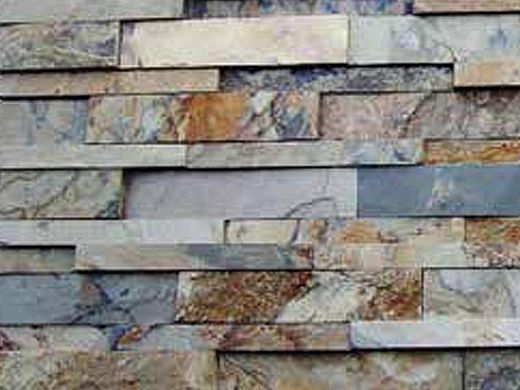 Natural Stone Ledger Panel 6x24 | Indian Autumn | Slate
