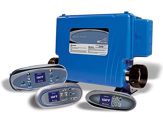 Waterway NEO 1500 Spa Pack System | 4.0KW Heater with NEO 1100 6 Button Control Panel | 777-WW99011