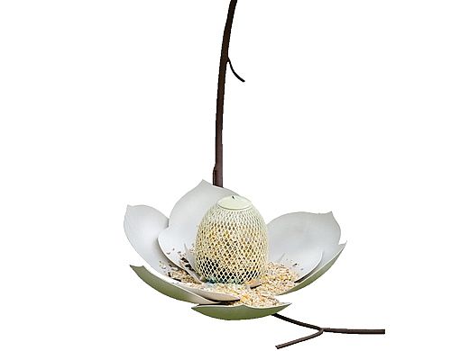Desert Steel Magnolia Hanging Bird Feeder | 409-104