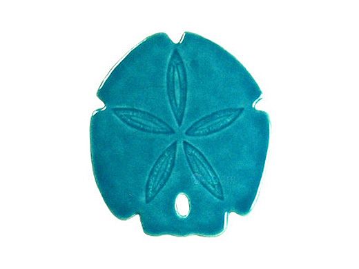 Artistry In Mosaics Sand Dollar Mosaic | Aqua - 5" | SDOAQUB