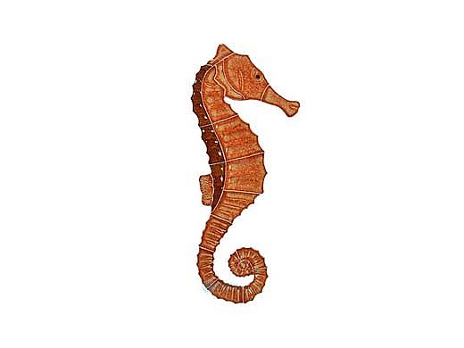 Artistry In Mosaics Seahorse Brown Mosaic | Small - 13" x 6" | SEABRORS