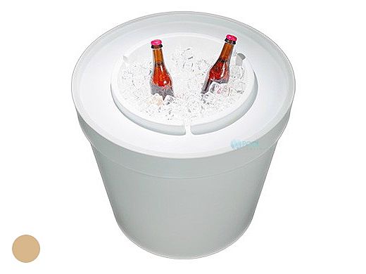 Ledge Lounger Signature Collection Ice Bin Side Table | Tan | LL-SG-IB-TN